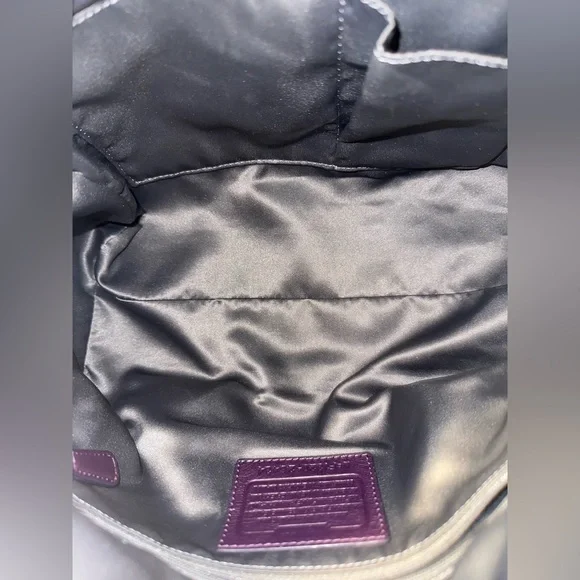 🦄Coach Poppy Studded Leather East/West Satchel 26434🦄 - Picture 8 of 9